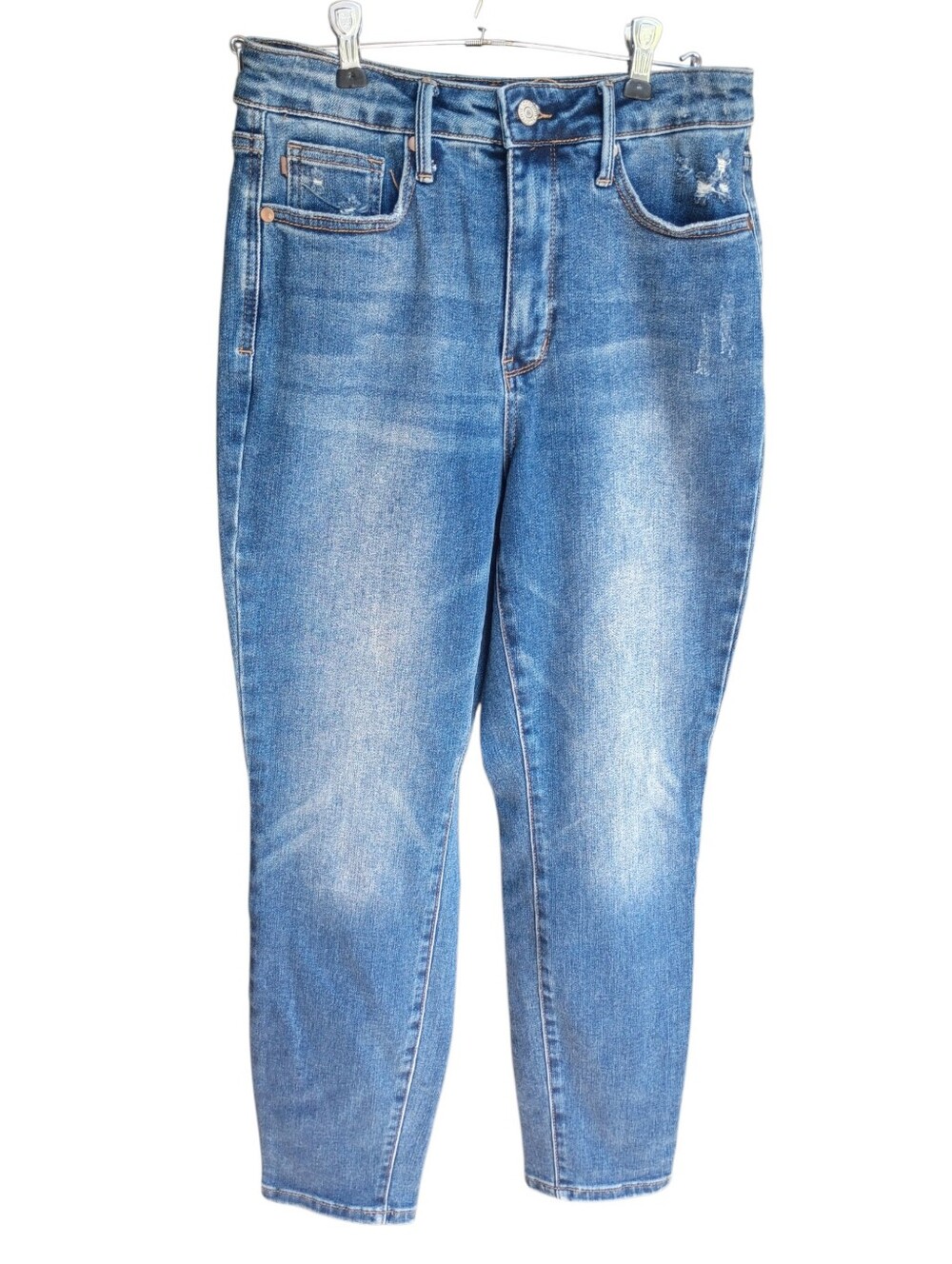 Judy Blue High Waist Tummy Control Slim Fit Jeans JB88776 DK Size 7/28 EUC